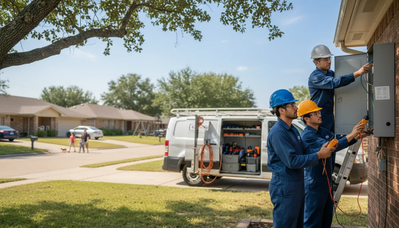Certified electrician providing emergency electrical services in South Heights, PA